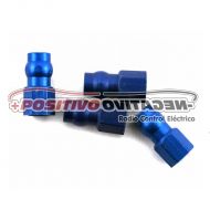 Team Associated Factory Team Aluminum Shock Bushing (Blue) (4)